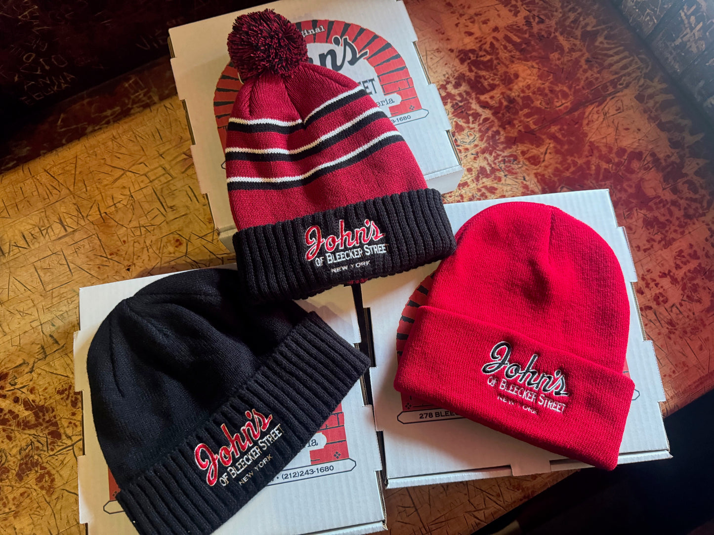 John's POM POM BEANIE