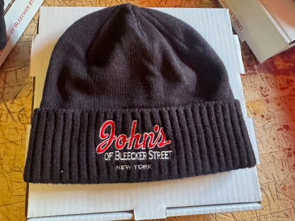 John's Black Cuff Beanie