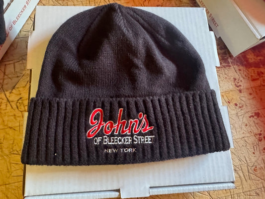 John's Black Cuff Beanie
