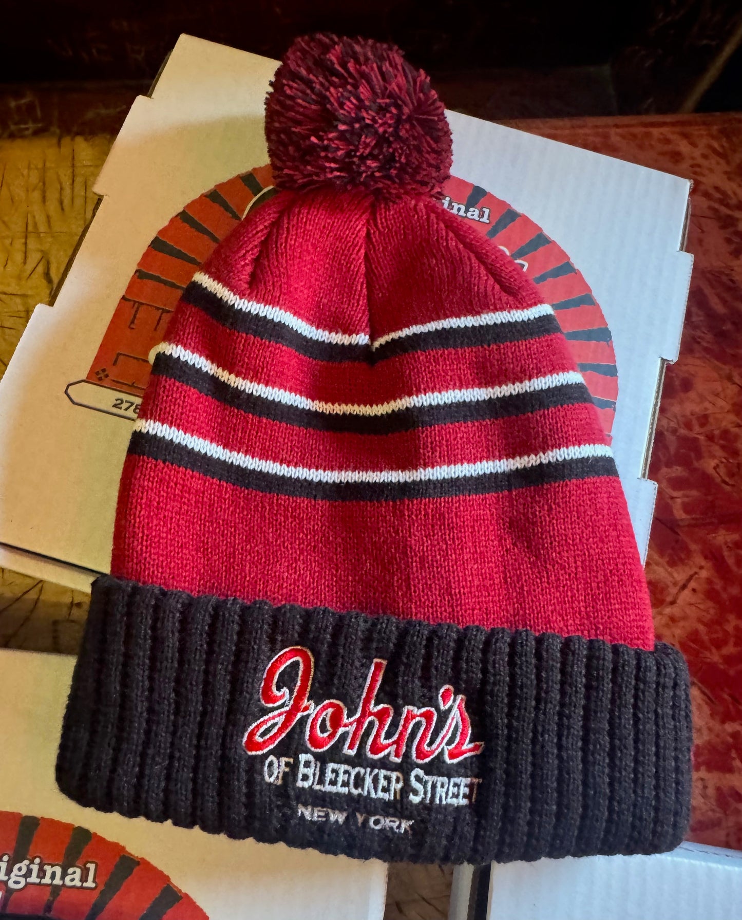 John's POM POM BEANIE